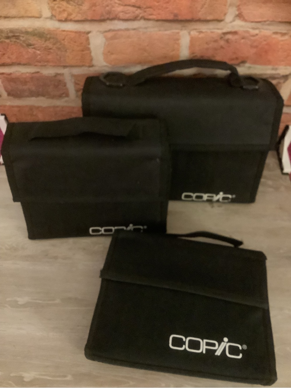 COPIC Black Marker Case - Three Portable Storage Bag